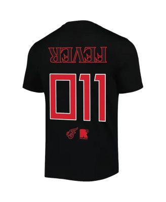 Men's and Women's Black Indiana Fever Stranger Things Premium Relaxed T-Shirt