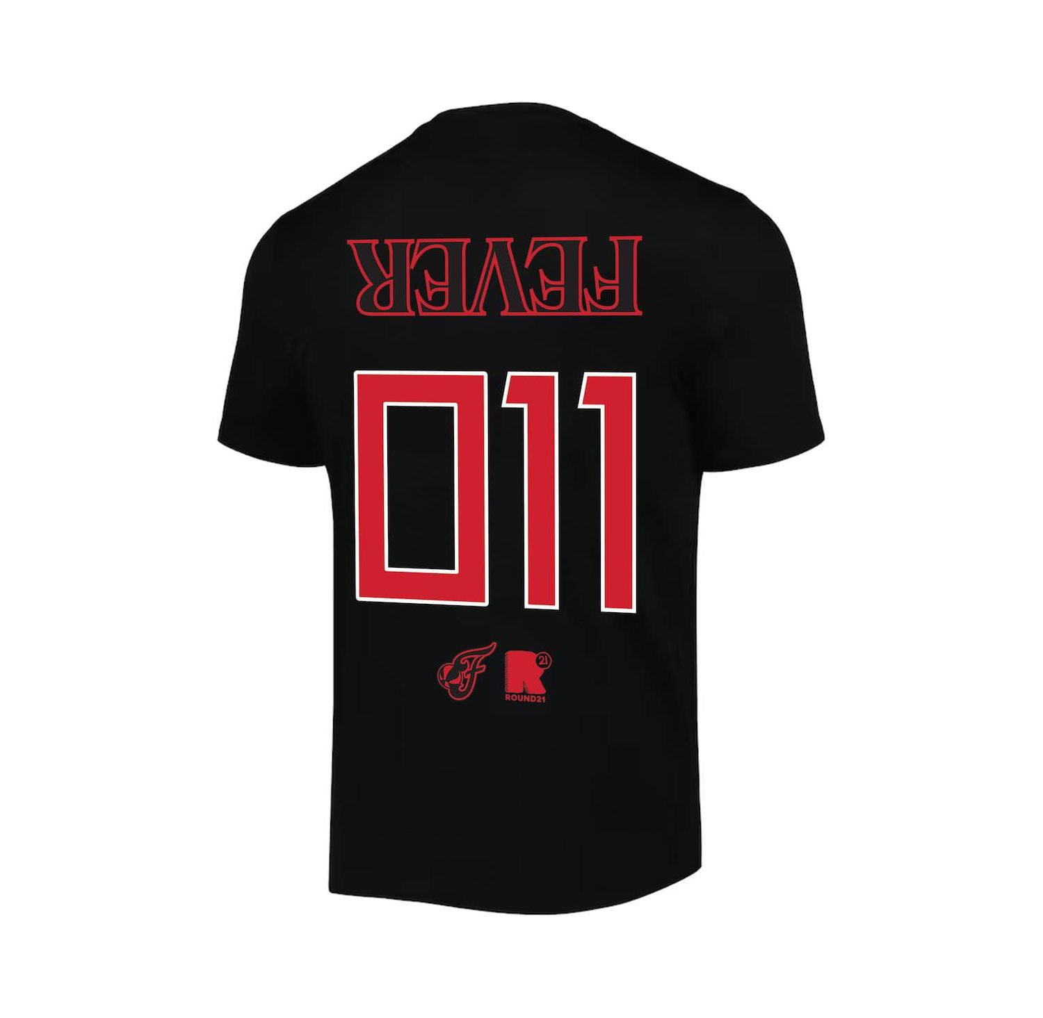 Men's and Women's Black Indiana Fever Stranger Things Premium Relaxed T-Shirt