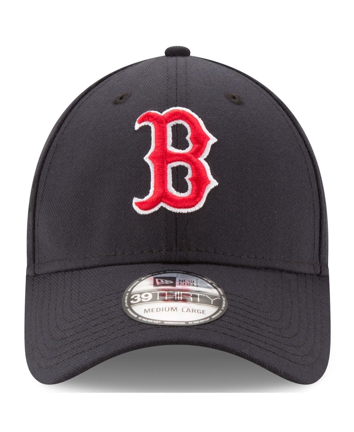 New Era Men's Navy Boston Red Sox 2025 Mlb Postseason Side Patch 39THIRTY Flex Hat