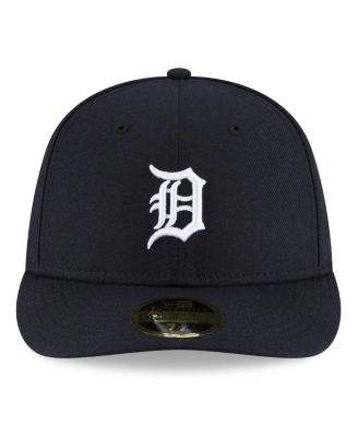 Men's Navy Detroit Tigers 2025 MLB Postseason Side Patch Low Profile 59FIFTY Fitted Hat
