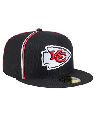 Men's Black Kansas City Chiefs Soutache 59FIFTY Fitted Hat
