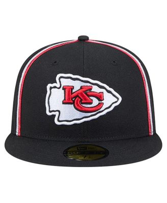 Men's Black Kansas City Chiefs Soutache 59FIFTY Fitted Hat