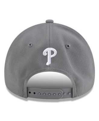 x Hyperfly Men's Gray Philadelphia Phillies A-Frame 9FORTY Adjustable Hat