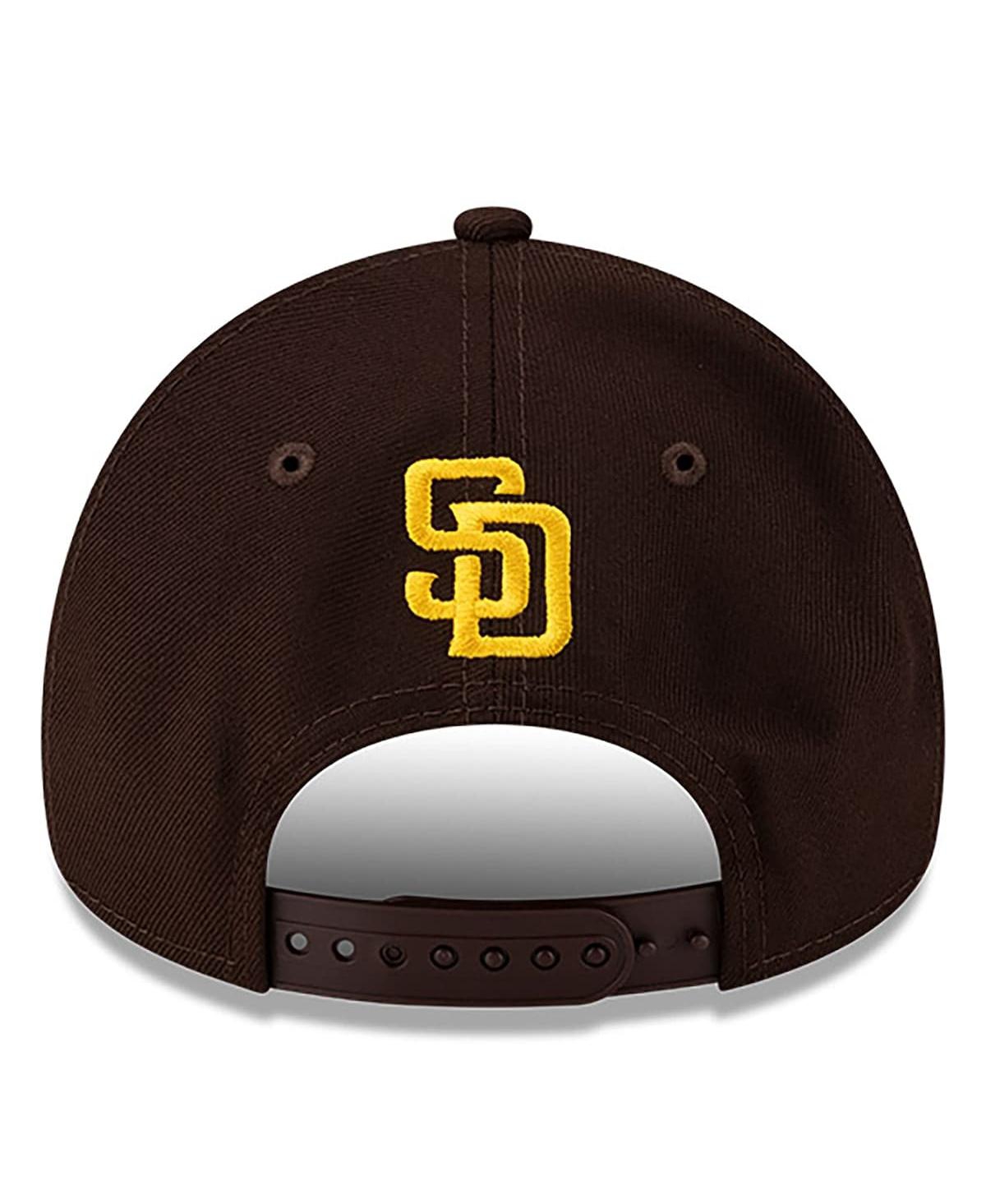 New Era x Hyperfly Men's Brown San Diego Padres A-Frame 9FORTY Adjustable Hat