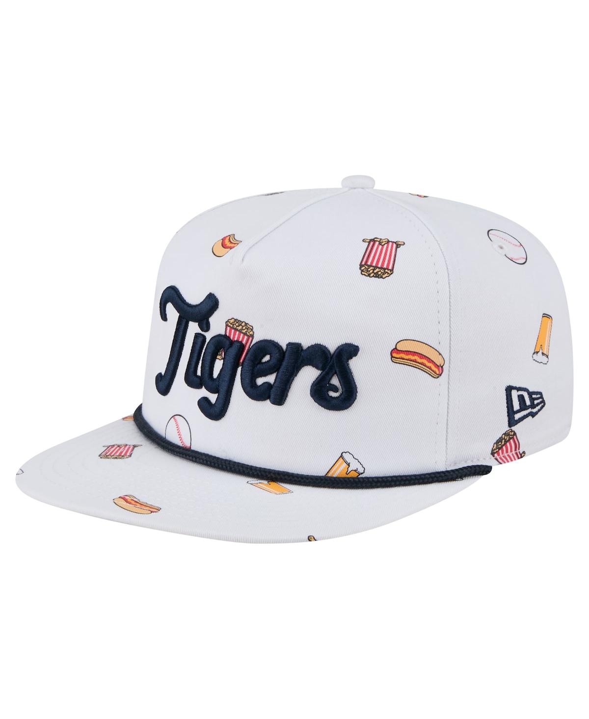 New Era Men's White Detroit Tigers Team Cheer Rope 19TWENTY Adjustable Hat