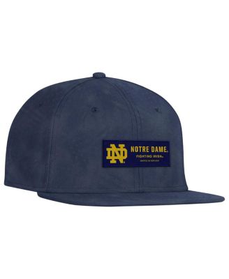 Men's Navy Notre Dame Fighting Irish Freedom Collection ArmourFuse Snapback Hat