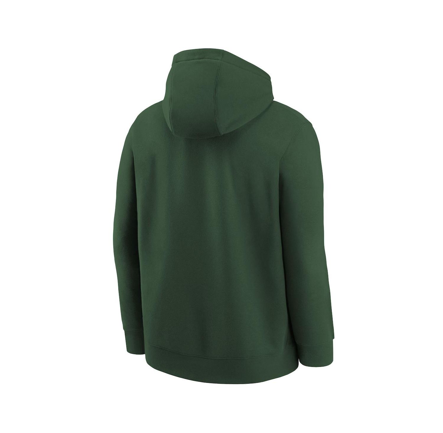Big Boys and Girls Hunter Green Milwaukee Bucks 2025/26 Club Fleece Practice Hoodie