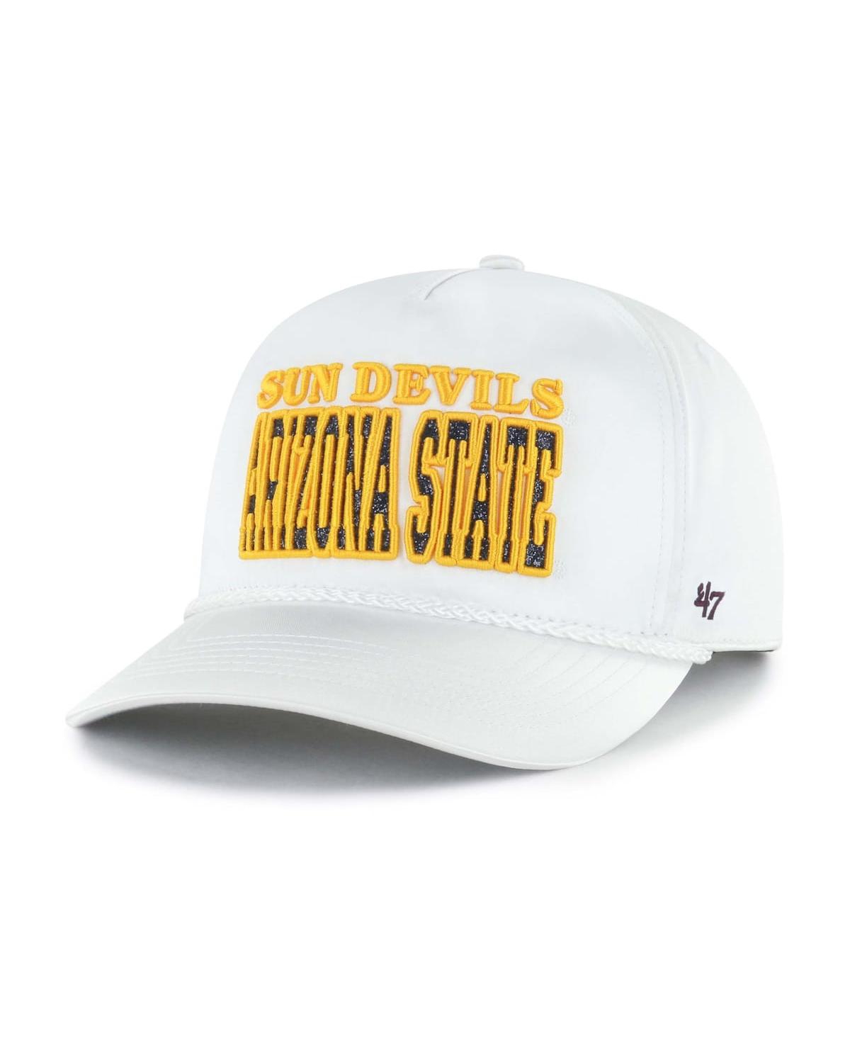 47 Brand Women's White Arizona State Sun Devils Outspoken Hitch Adjustable Hat In White