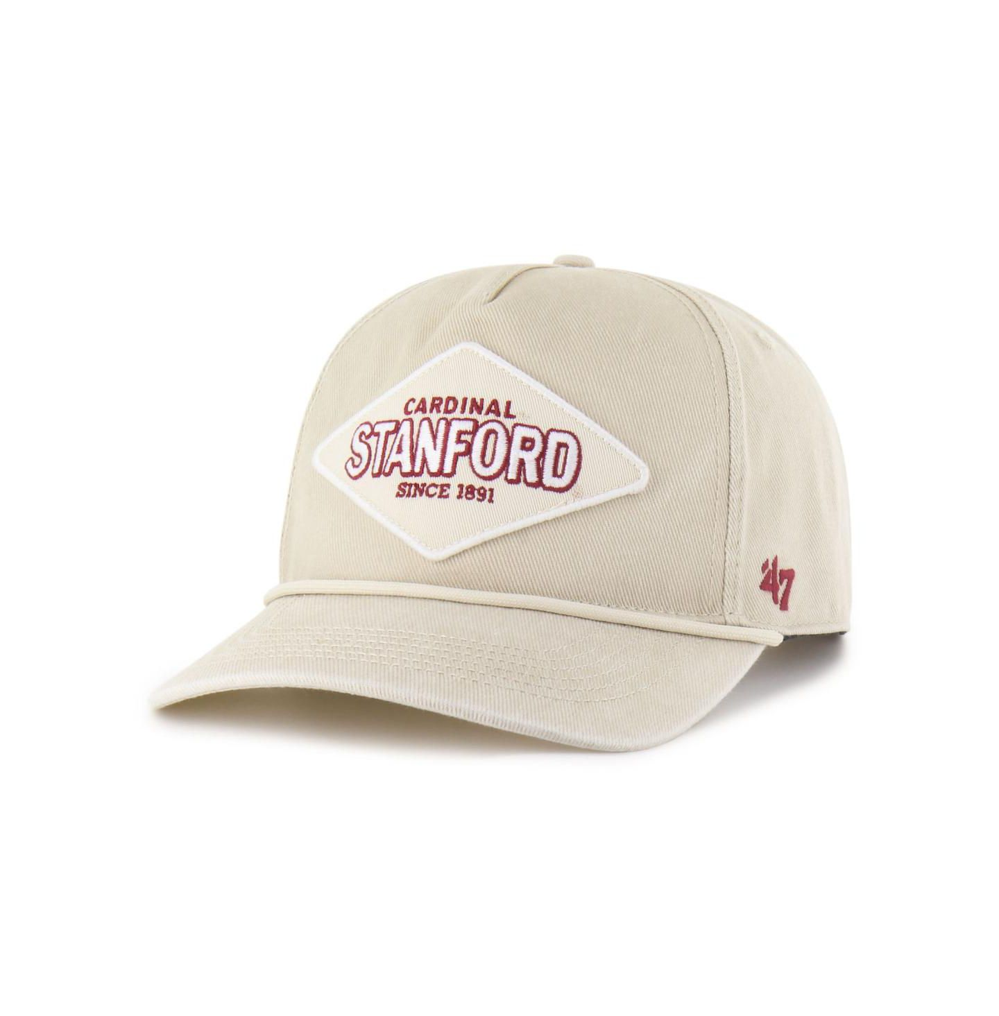 Кепка '47 Brand Cream Stanford Cardinal Outdoorsmen Cairn Hitch Adjustable Hat — фото 3
