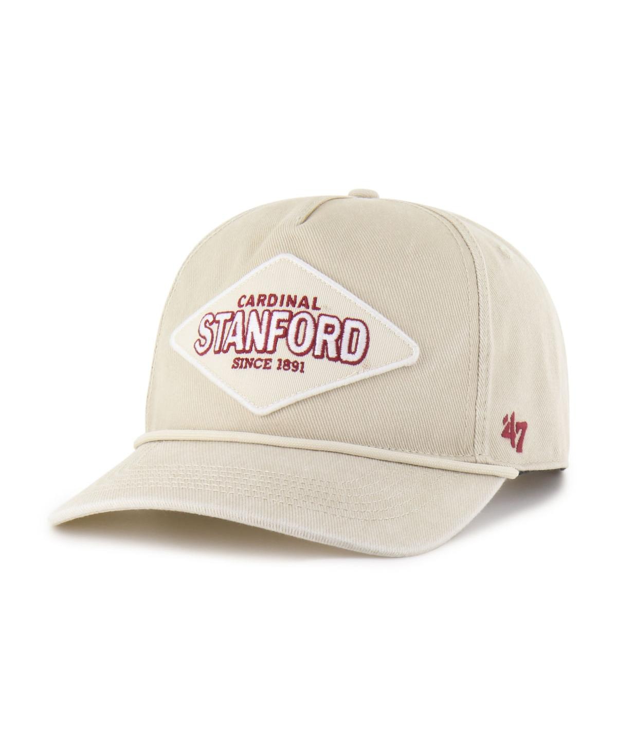 47 Brand Men's And Women's Cream Stanford Cardinal Outdoorsmen Cairn Hitch Adjustable Hat In Brown