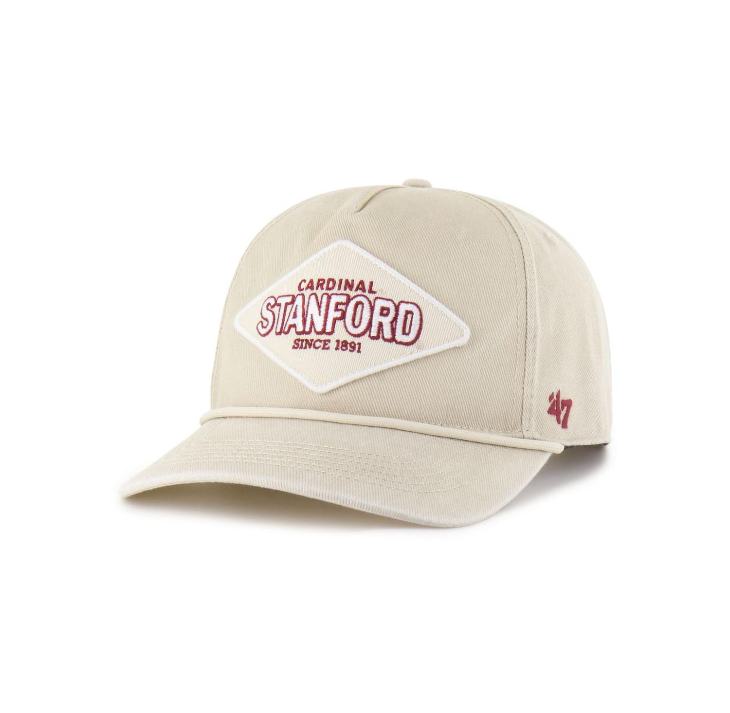 Men's and Women's Cream Stanford Cardinal Outdoorsmen Cairn Hitch Adjustable Hat