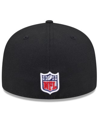 Men's Black San Francisco 49ers 2025 Rivalries Collection Sideline Rope 59FIFTY Fitted Hat