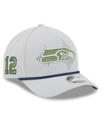 New Era - Men's Wolf Gray Seattle Seahawks 2025 Rivalries Collection Sideline A-Frame 9FORTY Adjustable Hat