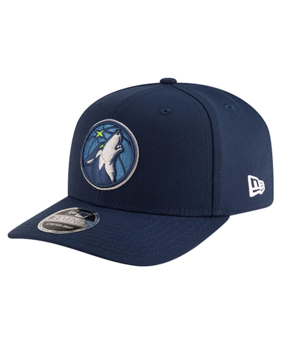 New Era Men's Navy Minnesota Timberwolves 9SEVENTY Stock Adjustable Hat