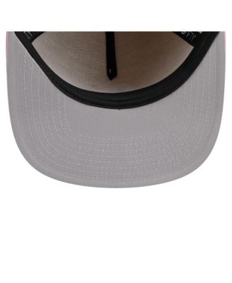 Men's Light Beige/Coral Cleveland Guardians Color Pack A-Frame 9FIFTY Snapback Hat