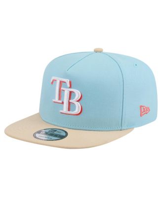 Men's Light Blue/Light Beige Tampa Bay Rays Color Pack A-Frame 9FIFTY Snapback Hat