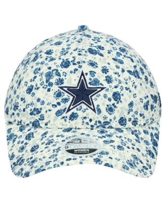 Women's Cream Dallas Cowboys Ditzy 9TWENTY Adjustable Hat