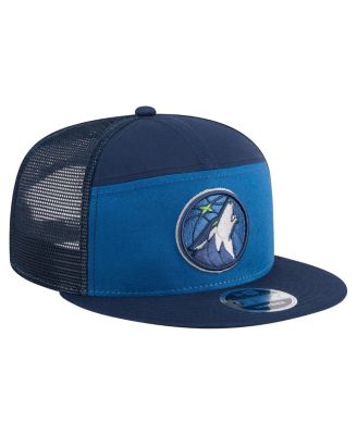 Men's Blue/Navy Minnesota Timberwolves Outdoor Split Panel 9FIFTY Snapback Hat
