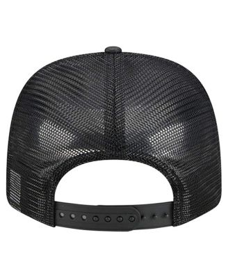 Men's Black Dallas Mavericks Quilted 9SEVENTY Trucker Adjustable Hat