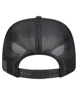 Men's Black Phoenix Suns Quilted 9SEVENTY Trucker Adjustable Hat