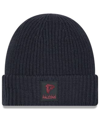 New Era - Men's Charcoal Atlanta Falcons 2025 Sideline Cold Weather Cuffed Knit Hat