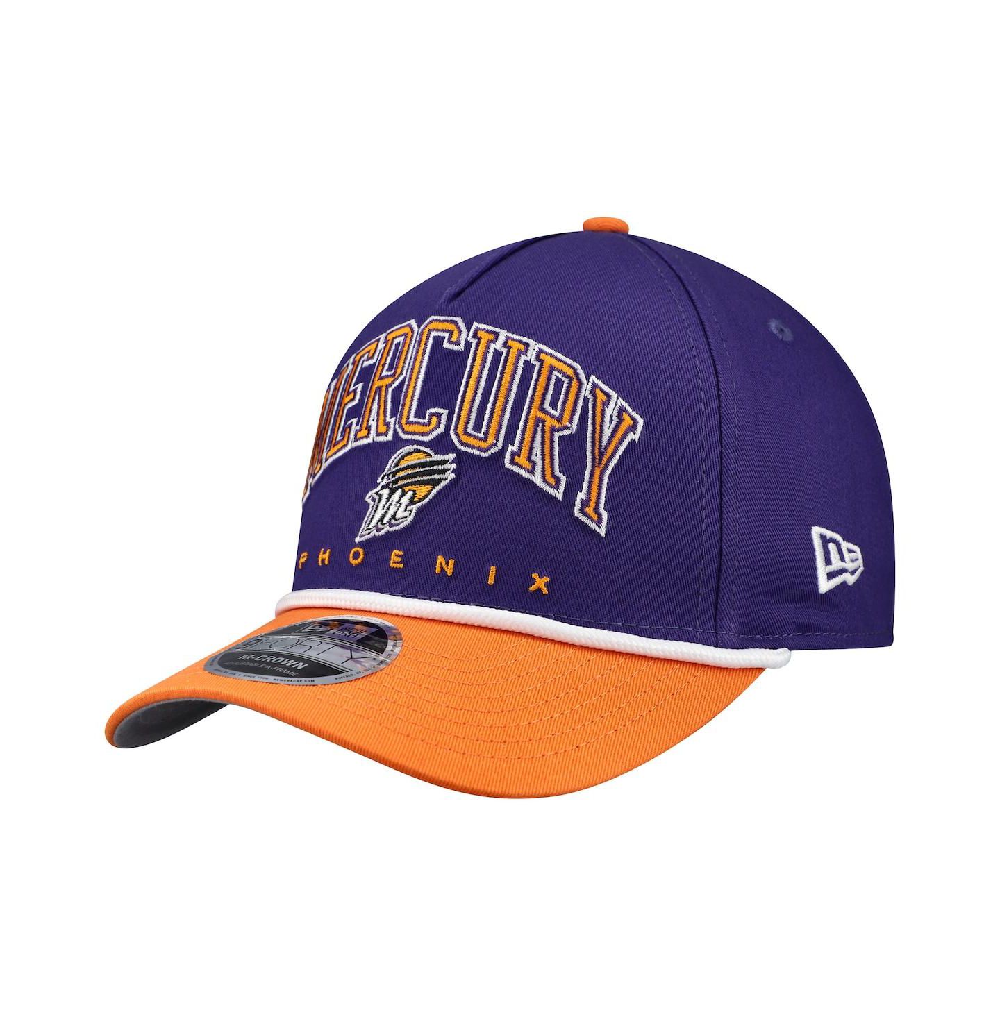Мужская кепка New Era Purple Phoenix Mercury Bold Arch Coolera 9FORTY A-Frame M-Crown Adjustable Hat — фото 1