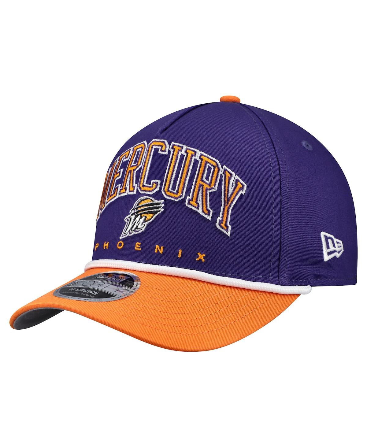 New Era Men's Purple Phoenix Mercury Bold Arch Coolera 9FORTY A-Frame M-Crown Adjustable Hat
