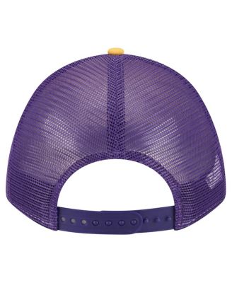 Men's Gold Minnesota Vikings Linear A-Frame 9FORTY Adjustable Hat