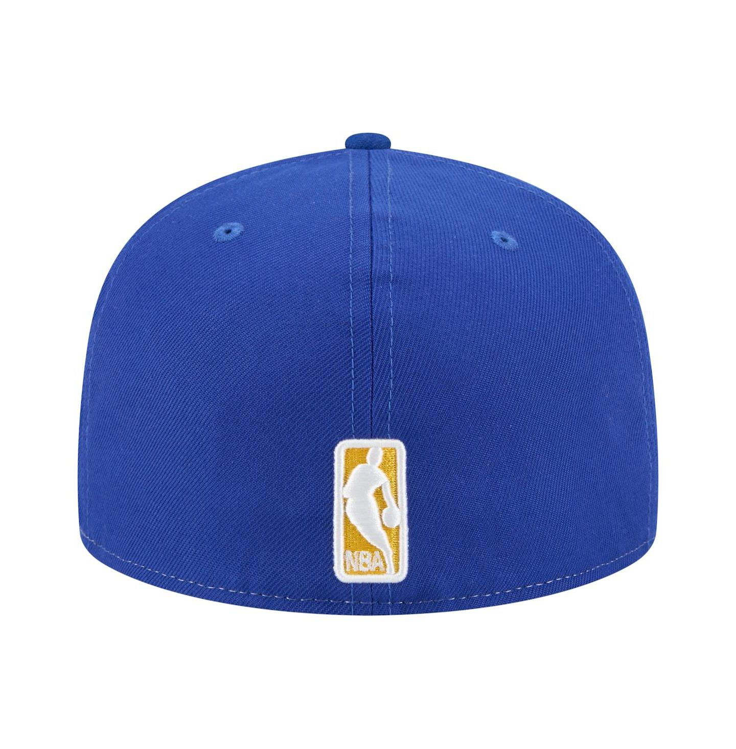 Мужская кепка New Era White/Royal Golden State Warriors Repeat 59Fifty Fitted Hat — фото 4