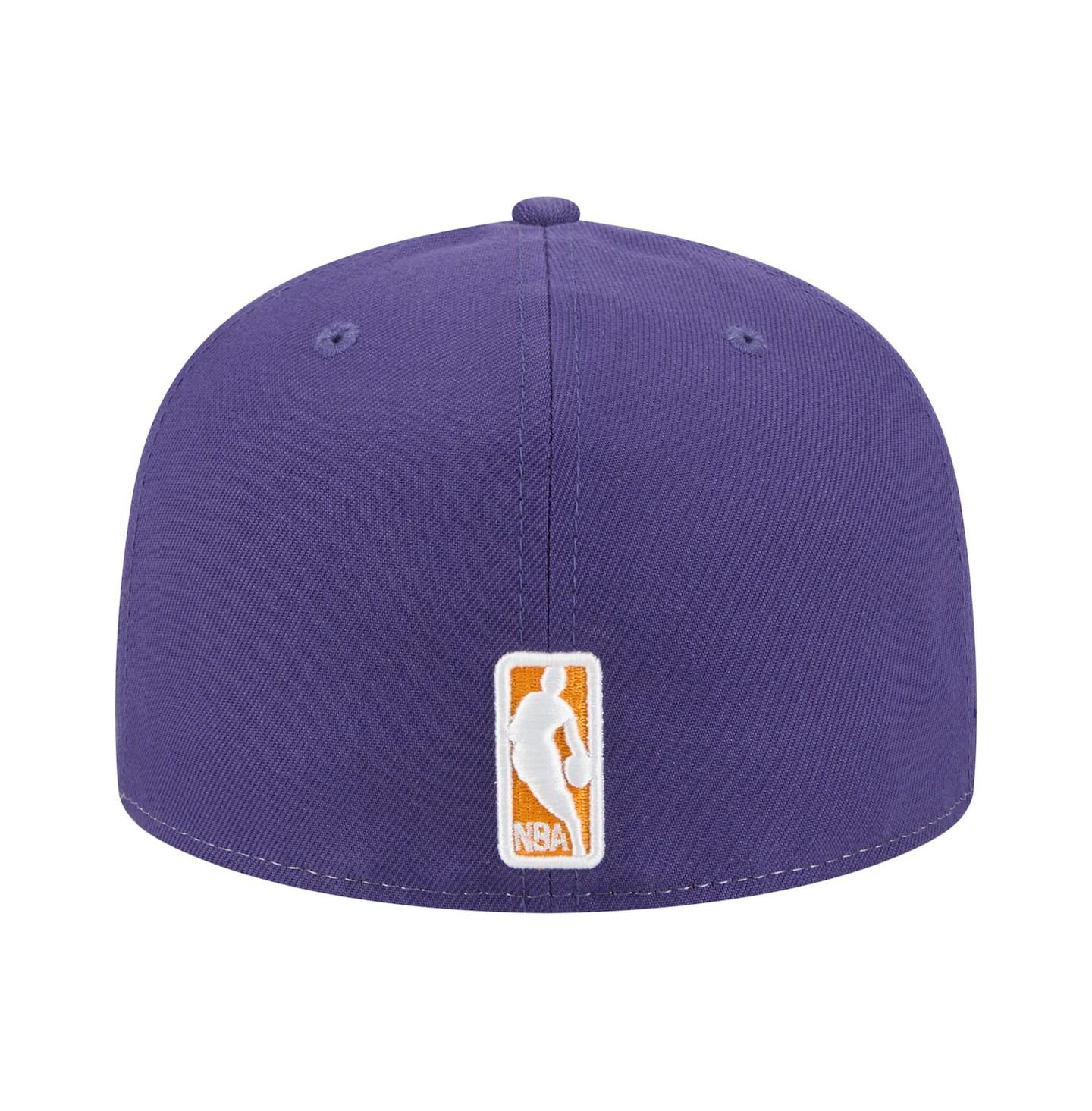 Мужская кепка New Era White/Purple Phoenix Suns Repeat 59Fifty Fitted Hat — фото 5
