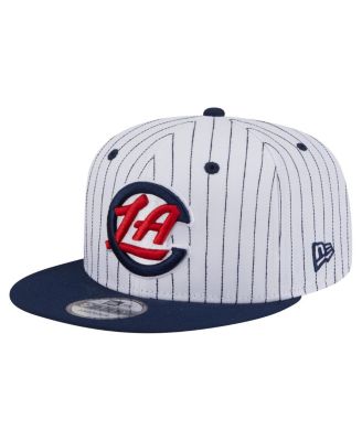 Men's White LA Clippers Deceptor Pinstripe 9FIFTY Snapback Hat