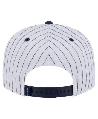 Men's White Washington Wizards Deceptor Pinstripe 9FIFTY Snapback Hat
