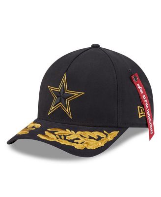 New Era - Men's Industries Black Dallas Cowboys A-Frame 9FORTY Adjustable Hat