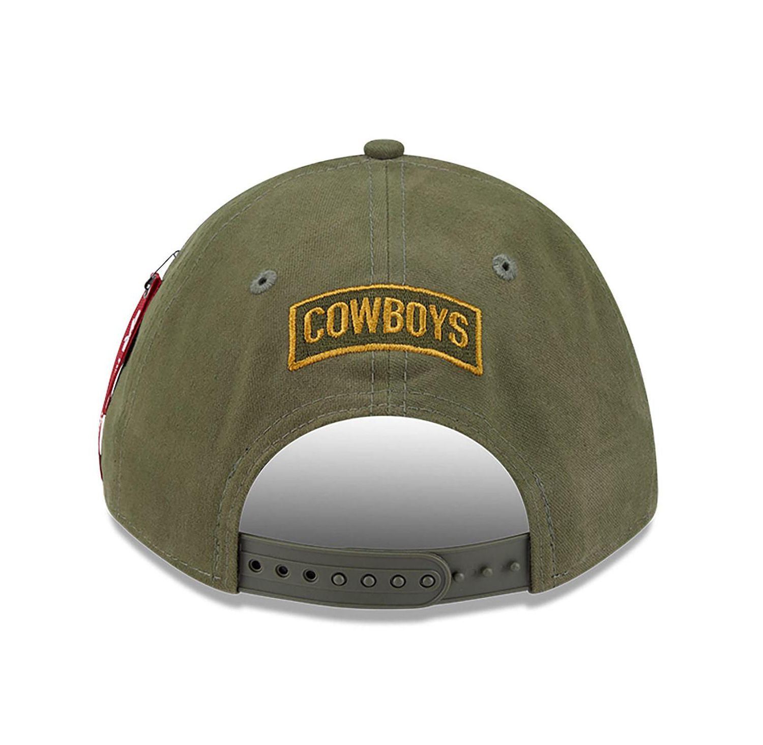 x Alpha Men's Industries Olive Dallas Cowboys A-Frame 9FORTY Adjustable Hat