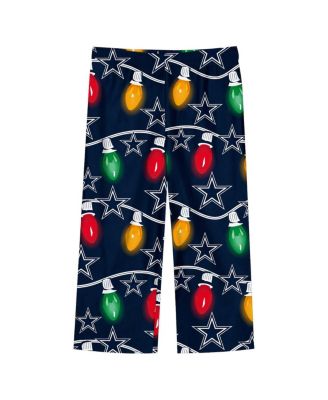 Preschool 2-Piece Dallas Cowboys Garland Holiday Long Sleeve Pajama Set