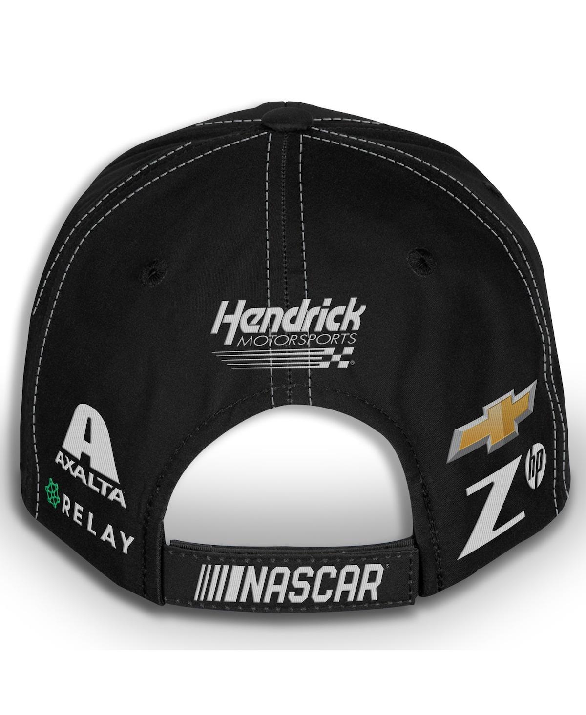 Checkered Flag Sports Men's And Women's Black William Byron Raptor Uniform Adjustable Hat In Black