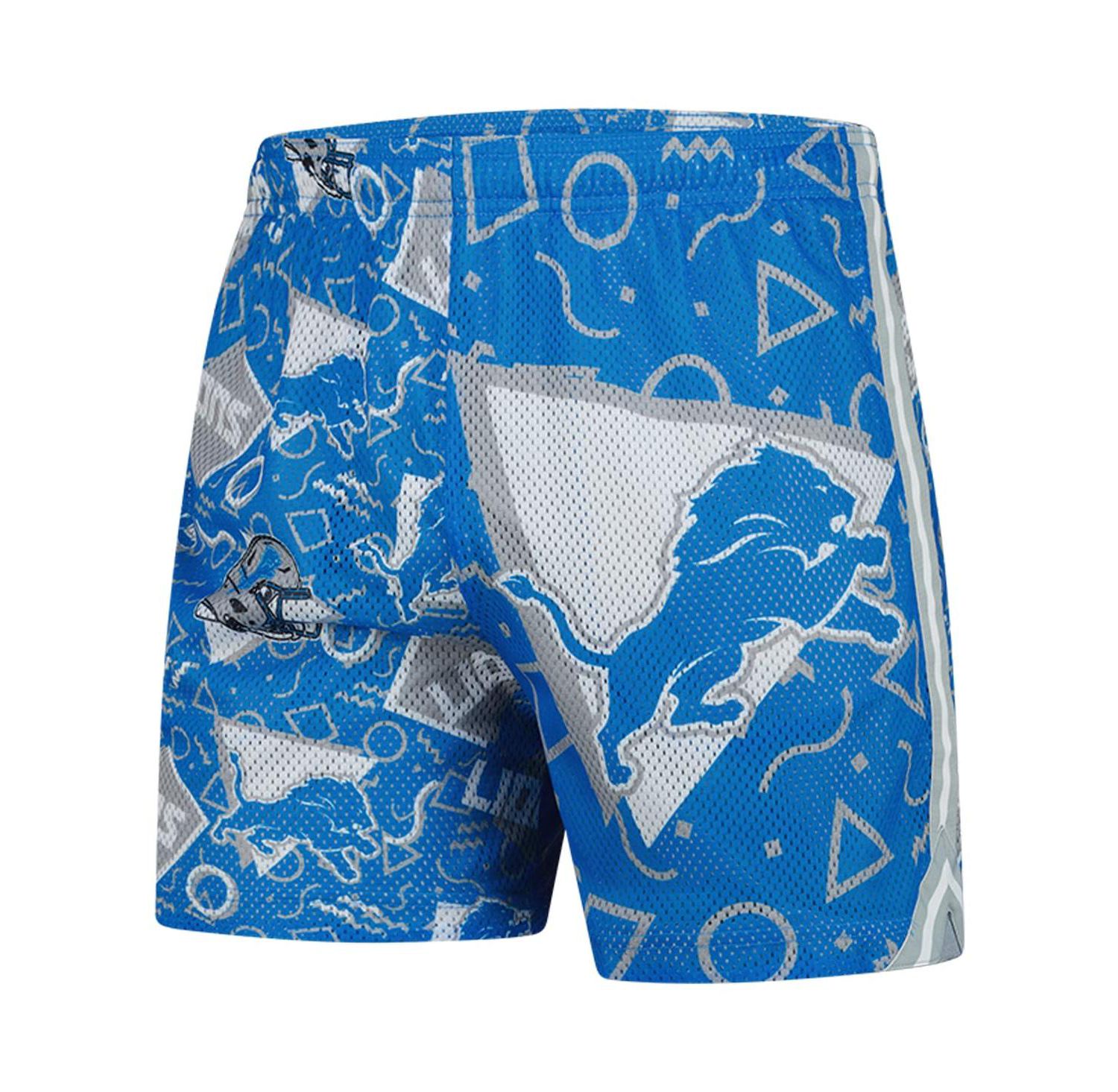 Men's Blue Detroit Lions Mesh Shorts