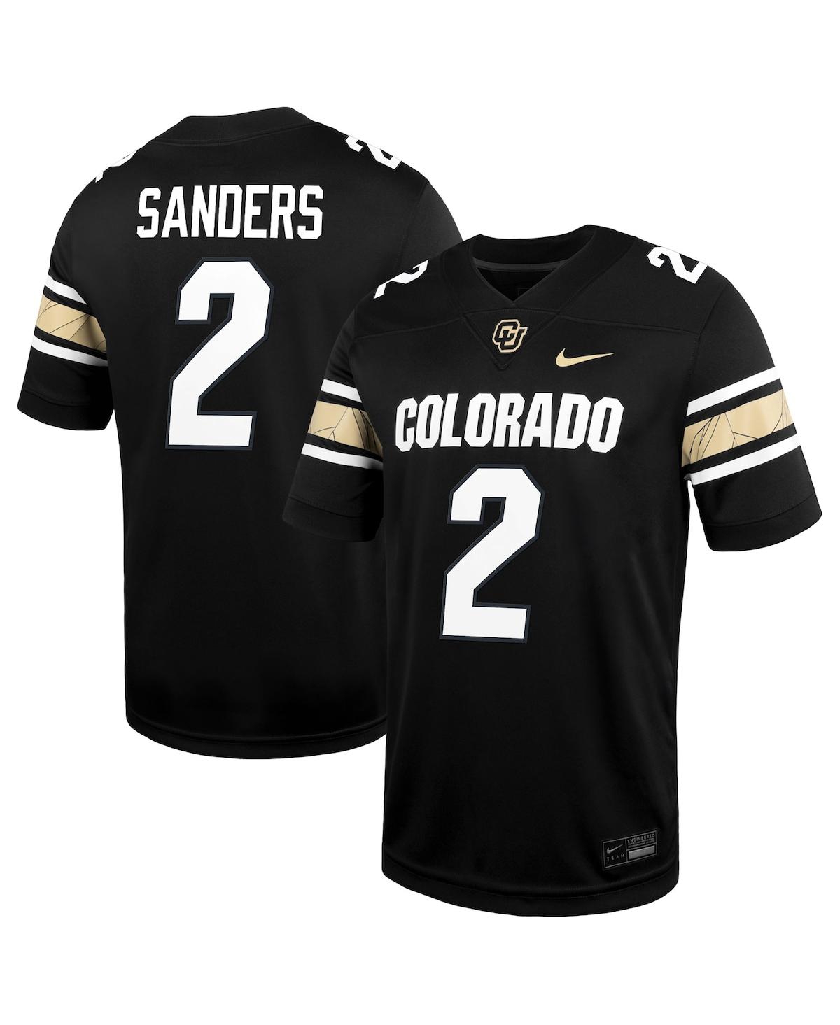 Nike Men's Shedeur Sanders Black Colorado Buffaloes Alternate Alumni Game Jersey