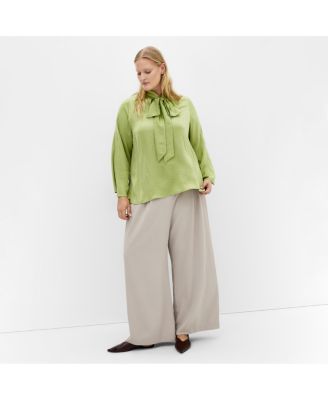 Plus Size Mahalia Neck Tie Top