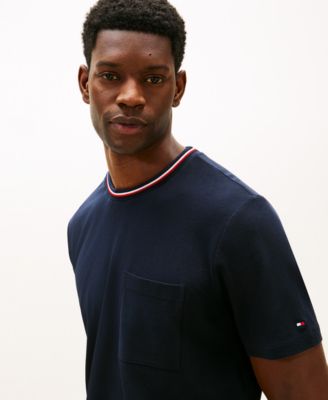 Men's Color-Block Pocket Pique T-Shirt