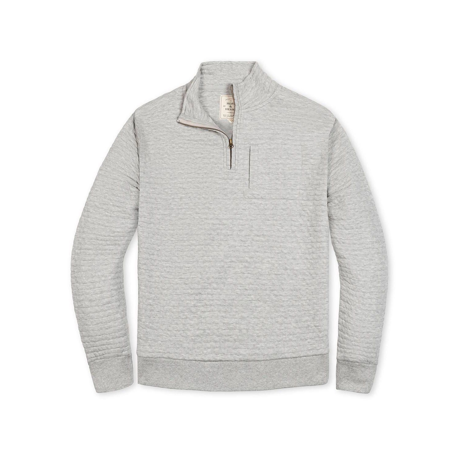Men's Hope and Henry Quilted Half Zip Pullover