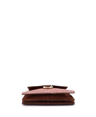 Medium Faye Shoulder Bag Embossed Leather
