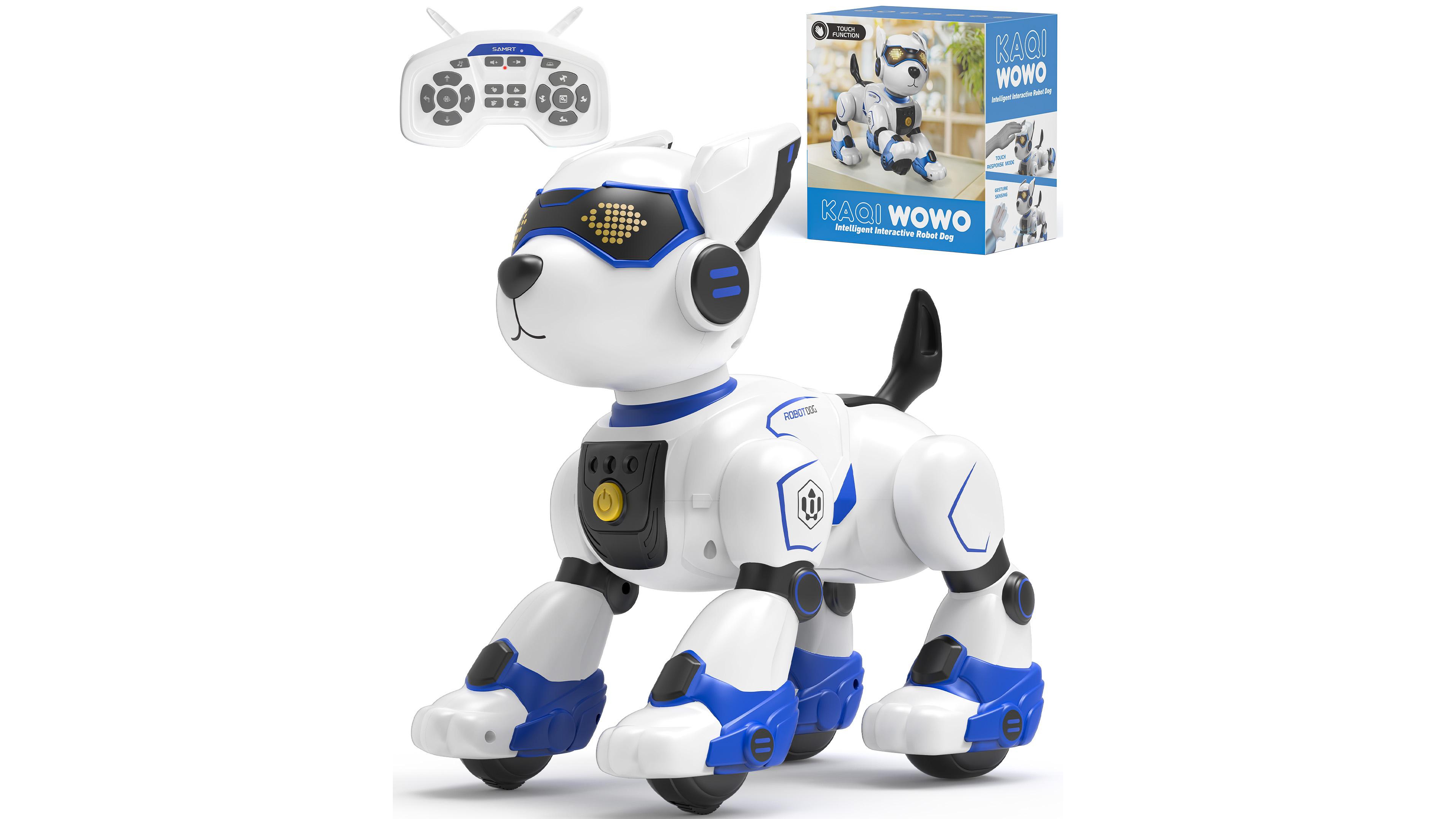 Smart Interactive Robot Dog Toy for Kids with Remote Control, Voice and Touch Features