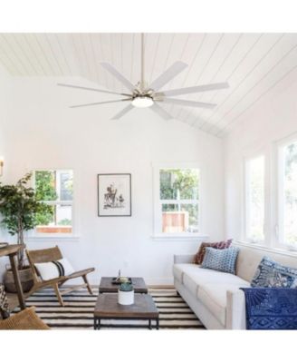 66 Inch 8 Blade Ceiling Fan with Intelligent Remote Control, App Timing Function