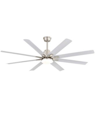 66 Inch 8 Blade Ceiling Fan with Intelligent Remote Control, App Timing Function