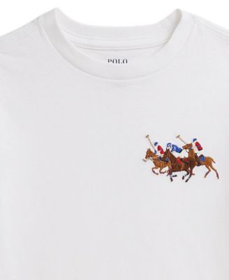 Boys 2-7 Triple-Pony Cotton Jersey Tee