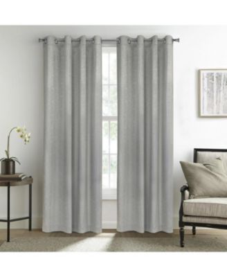 Bristol Room Darkening UV Protecion Grommet Curtain Panel for Windows 52" x Grey