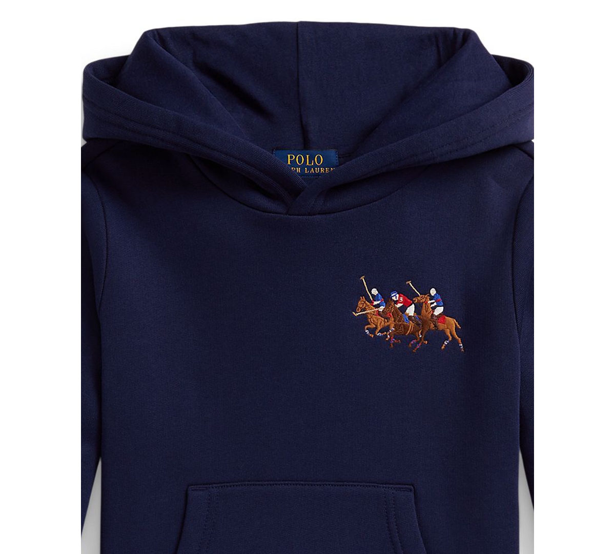 Polo Ralph Lauren Boys 2-7 Triple-Pony Long-Sleeve Hoodie