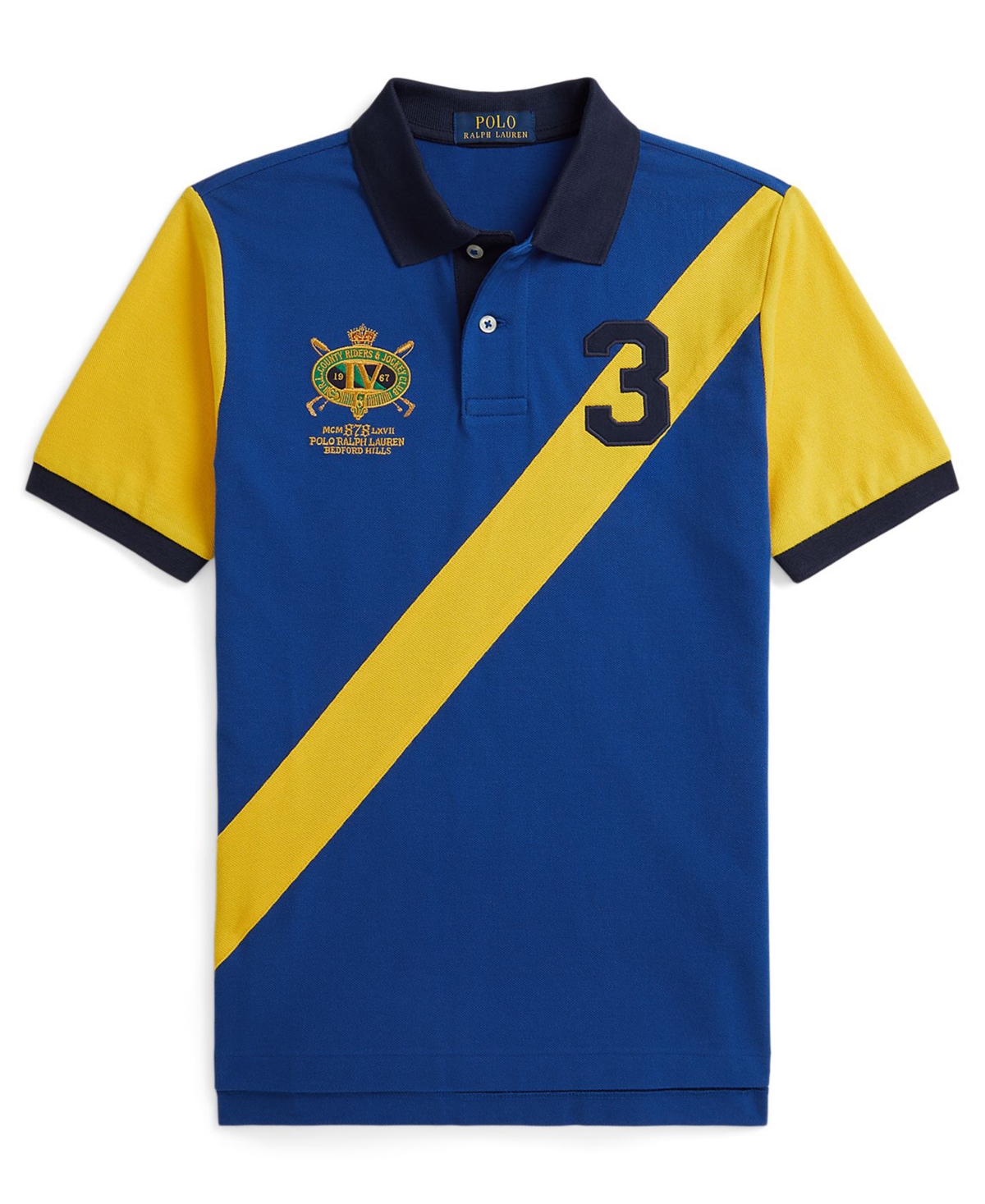 Polo Ralph Lauren Boys 8-20 Color-Blocked Short-Sleeve Shirt