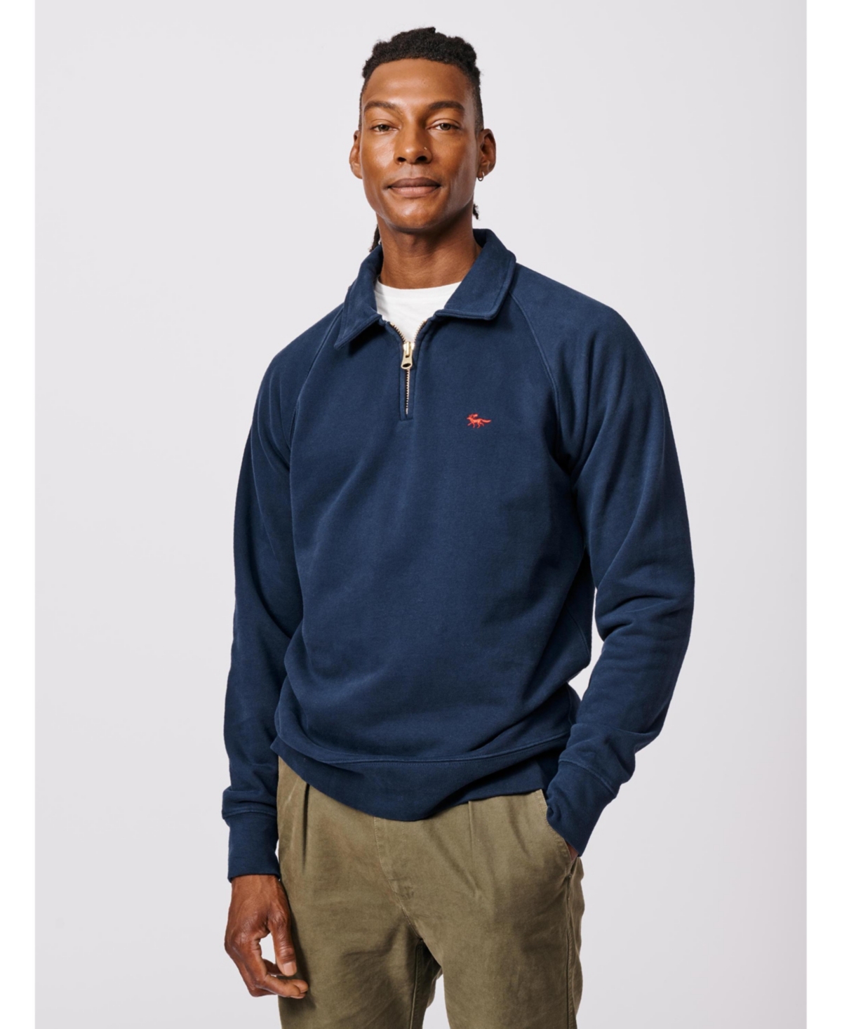 Aubin Men's Dunster Zip Neck Sweatshirt